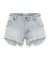 Hustler Bonitas Low Waist Denim Shorts