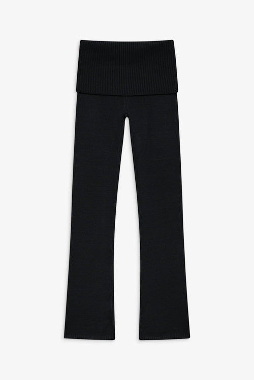 Aimee Cloud Knit Pant in Black - Ché by Chelsey