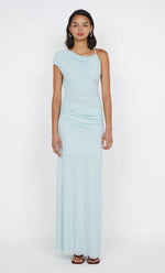 Alara Strapless Dress in Ocean Mist - Ché by Chelsey