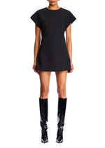 Anna Crepe Mini Dress in Black - Ché by Chelsey