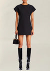 Anna Crepe Mini Dress in Black - Ché by Chelsey