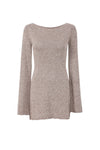 Audette Mini Dress in Hazelnut Sequin - Ché by Chelsey