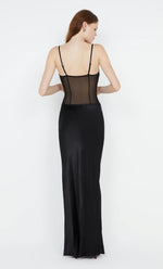 Ayala Maxi Dress in Black - Ché by Chelsey