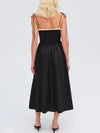 Bethany Midi Dress in Black - Ché by Chelsey