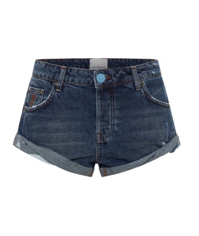 Blue Thunder Bandits Low Waist Denim Shorts - Ché by Chelsey