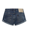 Blue Thunder Bandits Low Waist Denim Shorts - Ché by Chelsey