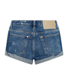 Blue Thunder Bandits Low Waist Embellished Denim Shorts - Ché by Chelsey