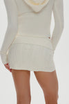 Briar Knit Mini Skort in Honeymoon - Ché by Chelsey
