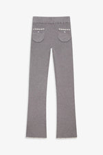 Camden Ribbed Knit Pant in Rain Cloud - Ché by Chelsey