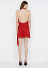 Celyse Mini Dress in Rouge - Ché by Chelsey