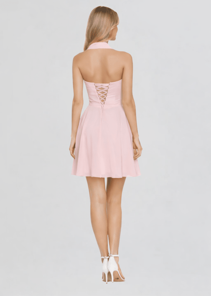 Ché by Chelsey Chantelle Mini Dress in Ballerina Pink – Ché by Chelsey