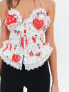 Daisy Mae Top in Red - Ché by Chelsey