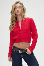 Dudley Cable Knit Cardigan - Ché by Chelsey