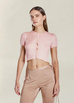 Eline Knit Shirt Baby Pink - Ché by Chelsey