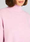 Elsa Turtleneck Sweater in Ballet Pink - Ché by Chelsey