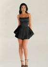 Eva Mini Dress in Black - Ché by Chelsey