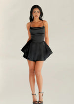 Eva Mini Dress in Black - Ché by Chelsey