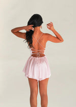 Eva Mini Dress in Pink - Ché by Chelsey