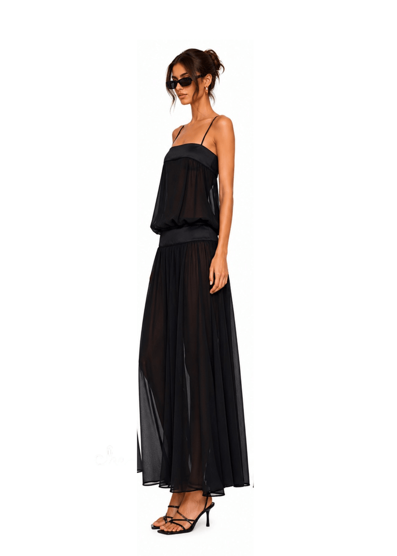 gracia maxi dress Lioness Gracia Maxi Dress in Black
