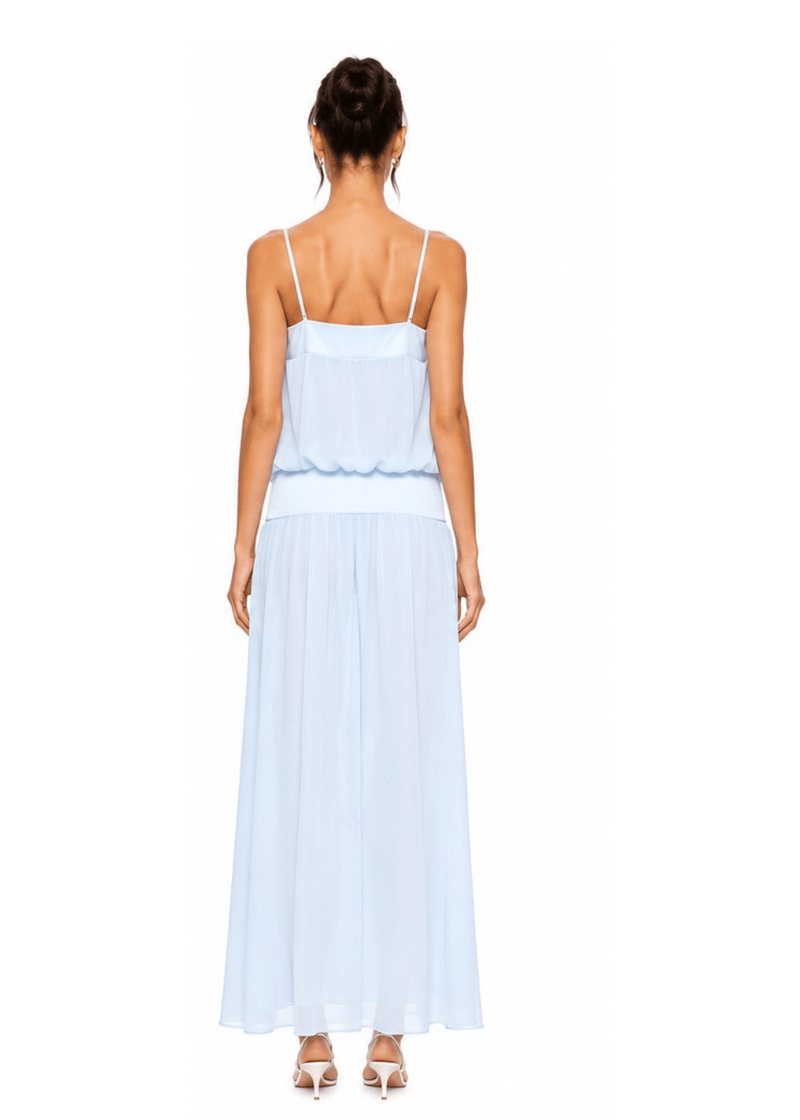 gracia maxi dress LIONESS in Baby Blue this dress is built Color:Green/Blue Jennifer Lawrence Style Pictures DROP_MAR25-RESTOCK