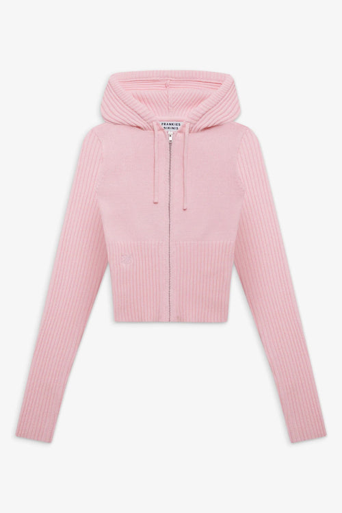 Heritage Zip Up Hoodie in Cozy Pink - Ché by Chelsey