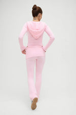 Heritage Zip Up Hoodie in Cozy Pink - Ché by Chelsey