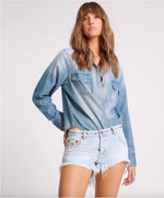 Hustler Bonitas Low Waist Denim Shorts - Ché by Chelsey