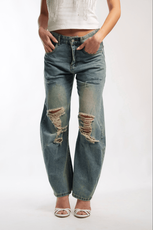Juku Jean in Oversized Denim - Ché by Chelsey