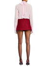 Karla Boucle Mini Skirt in Ruby Red - Ché by Chelsey