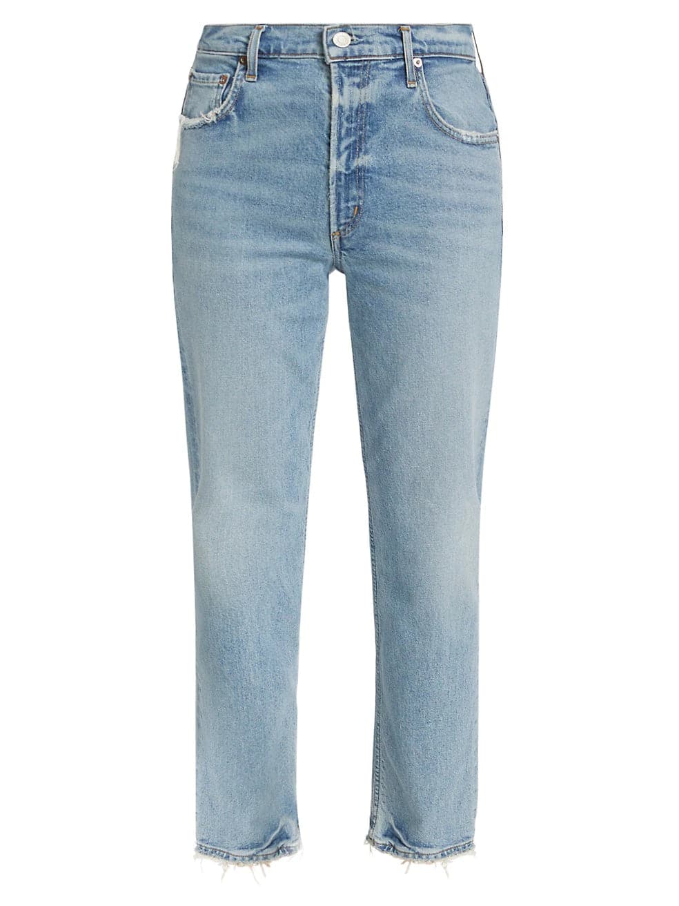 Kye Mid - Rise Stretch Straight - Leg Jeans in Foreseen - Ché by Chelsey