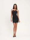Lakeside Mini Dress in Black - Ché by Chelsey