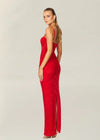 Lene Lace Maxi in Red - Ché by Chelsey