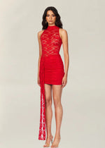 Lene Lace Mini in Red - Ché by Chelsey