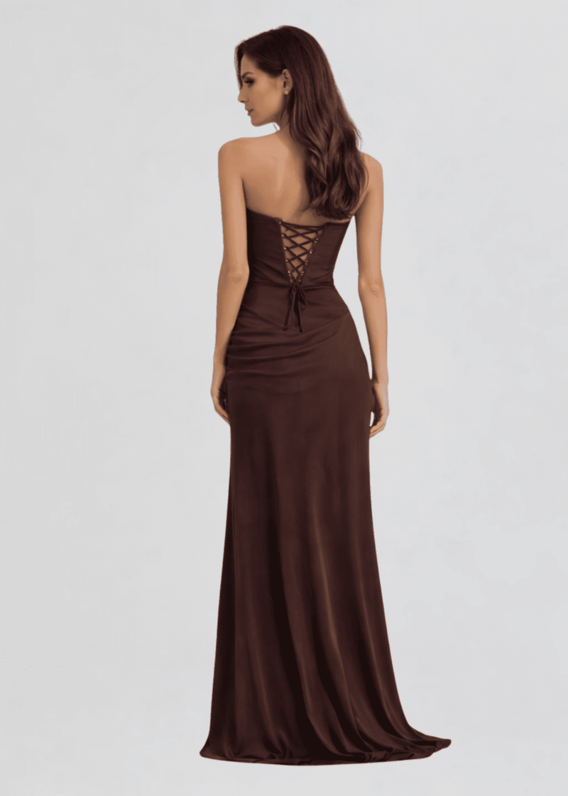 Ché by Chelsey Lira Maxi Dress in Espresso – Ché by Chelsey