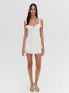 Mandy Mini Dress in White - Ché by Chelsey