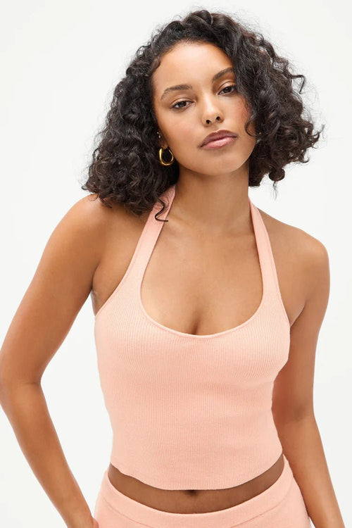 Marialla Cloud Knit Halter Top - Ché by Chelsey