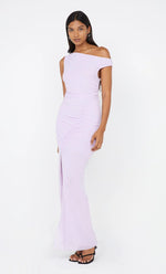 Sania Twist Mini Dress in Lilac - Ché by Chelsey