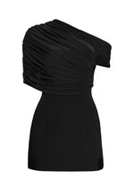 Selma Mini Crepe Dress in Black - Ché by Chelsey