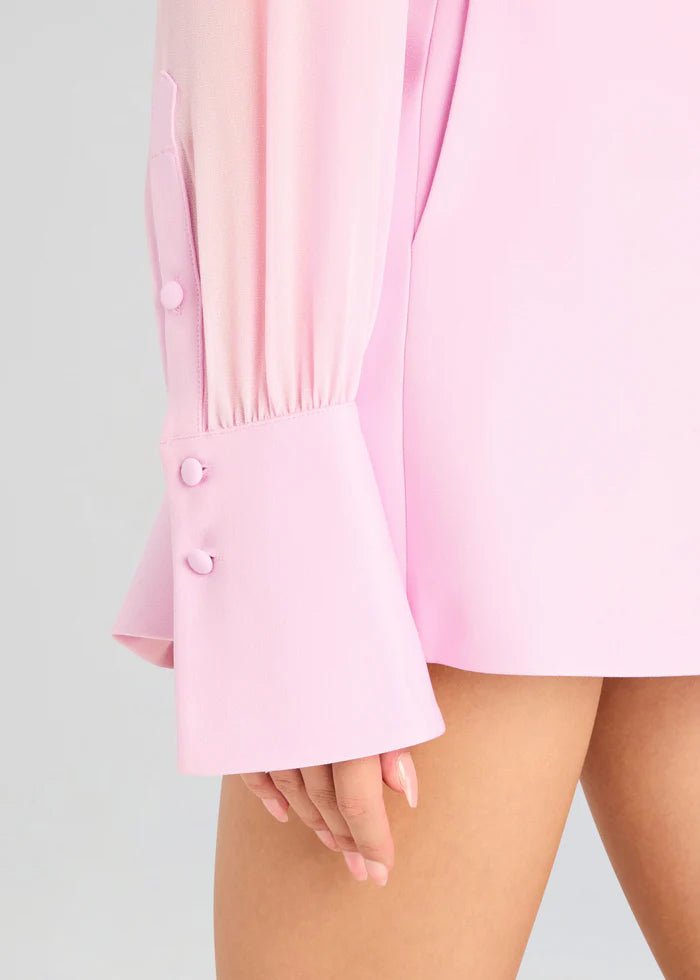 Sofia Mini Skirt in Ballet Pink - Ché by Chelsey