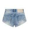 Sunset Blue Bandits Low Waist Denim Shorts - Ché by Chelsey