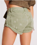 Super Khaki Bandit Low Waist Denim Short - Ché by Chelsey