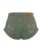 Super Khaki Bandit Low Waist Denim Short - Ché by Chelsey