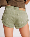 Super Khaki Bandit Low Waist Denim Short - Ché by Chelsey