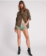 Super Khaki Bandit Low Waist Denim Short - Ché by Chelsey