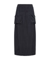 Washed Black Tencel Parachute Skirt - Ché by Chelsey