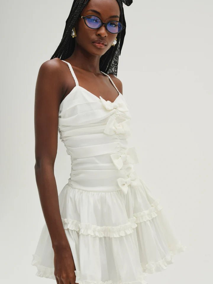 Whipped Cream Taffeta Mini Dress - Ché by Chelsey