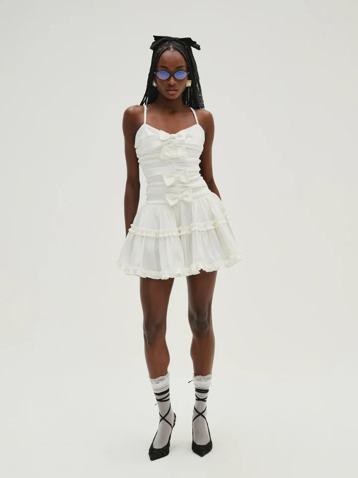 Whipped Cream Taffeta Mini Dress - Ché by Chelsey