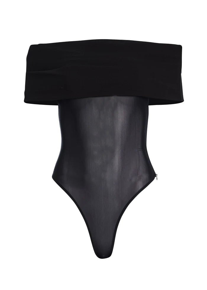 Willa Bodysuit in Black - Ché by Chelsey