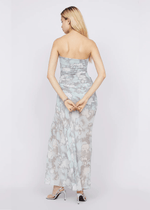 Zabelle Strapless Dress in Moonshadow - Ché by Chelsey