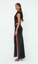 Zeila Asym Dress in Black - Ché by Chelsey